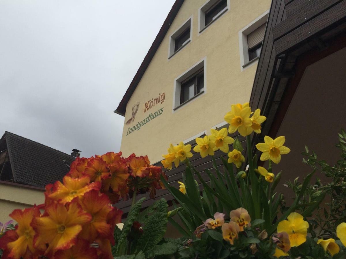 Landgasthaus Konig Stephanshausen Exterior foto